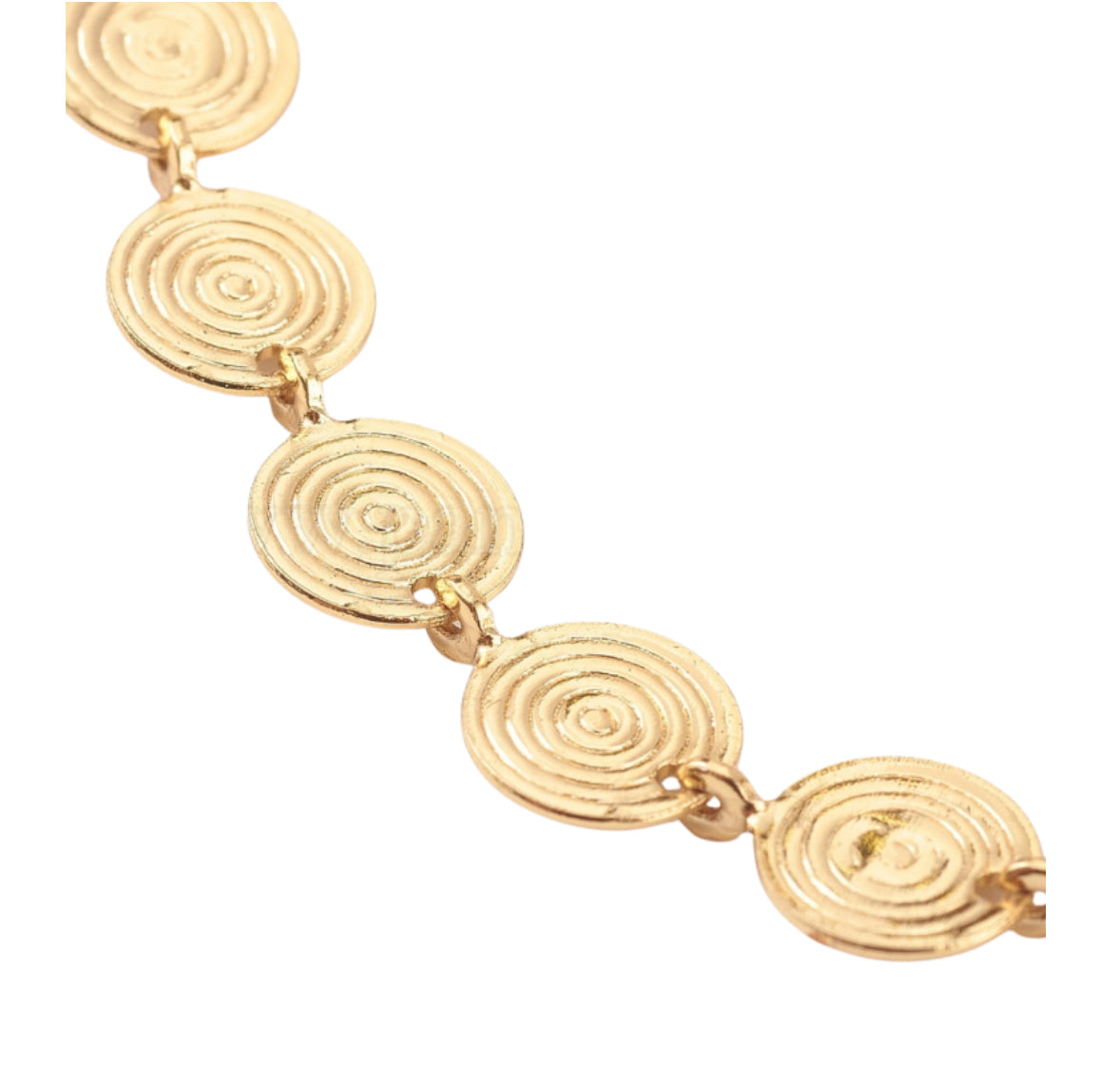 The Brass Coin Anklet