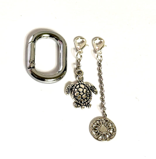 Sultry Silver Bikini Charm Sets