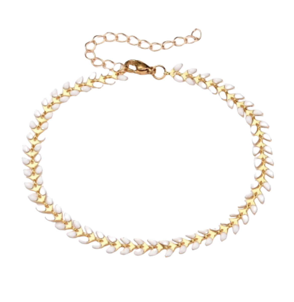 The White Fins Anklet