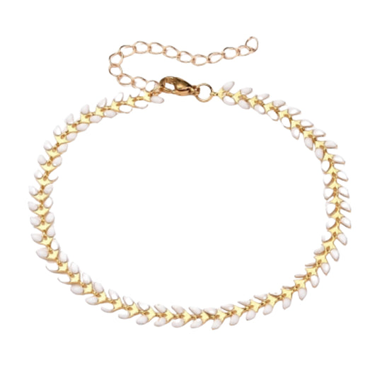 The White Fins Anklet