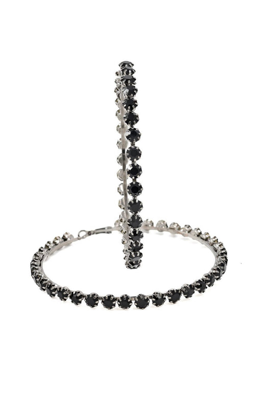 Noir Hoops
